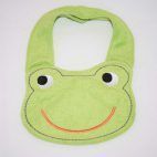 Babero para bebé de ranita
