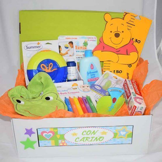 Canastilla Bebé Baño Fiesta de burbujas