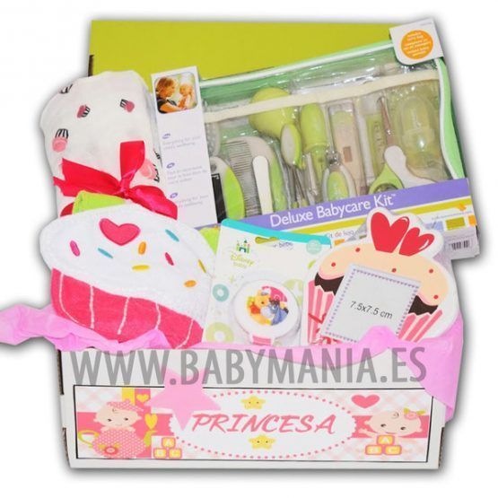 Canastilla Para Niña Pastelito Rosa