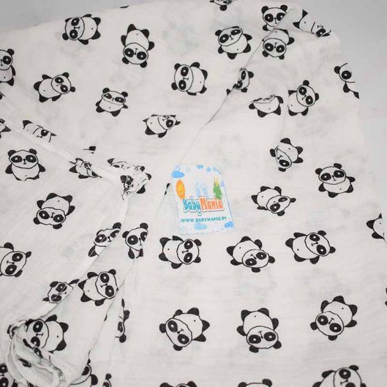 muselina para bebes panda