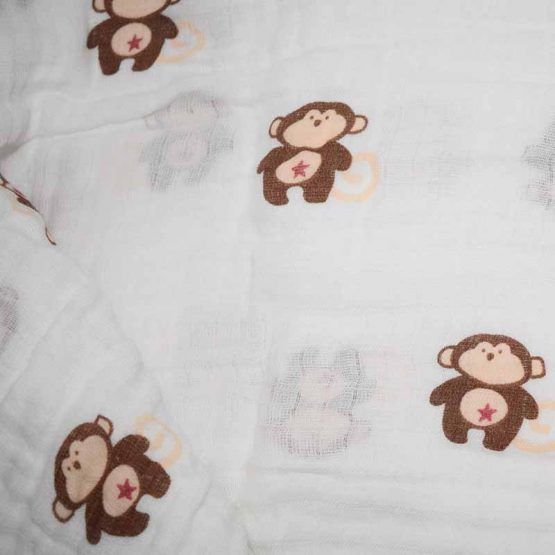 muselina para bebe mono