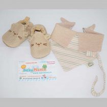 Set Patucos Osito y Bandana