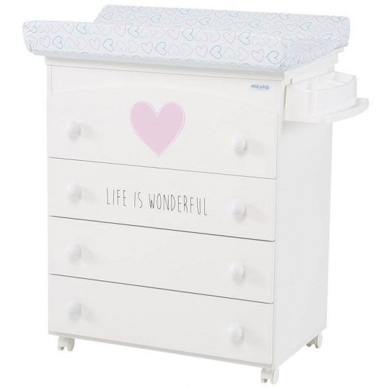 Bañera Micuna B970 Wonderful Blanco Corazones