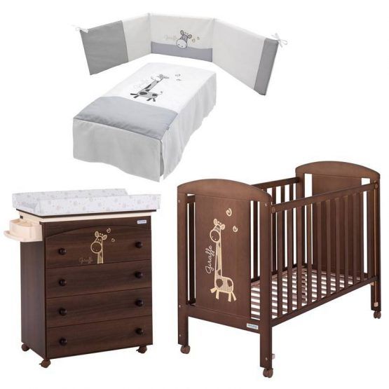 Pack Cuna con Bañera y Edredon con Protector Sabana Embero de Micuna