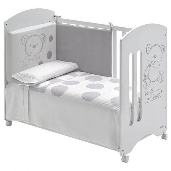 Cuna Sweet Bear Basic Blanco de Micuna