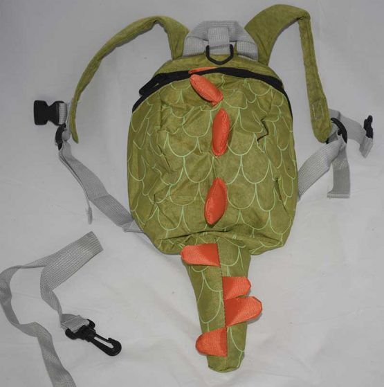 arnes para nicho en mochila de color verde