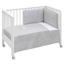 Edredon Y Protector Cambras Crown Gris