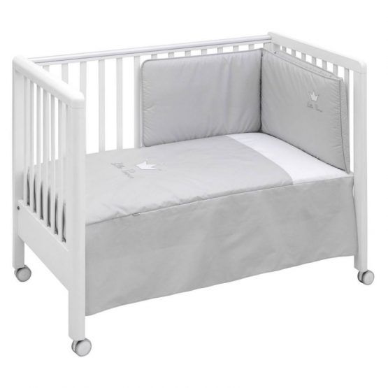 Edredon Y Protector Crown Gris de Cambrass