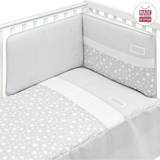 Edredon Y Protector Cambras Star Gris 36061