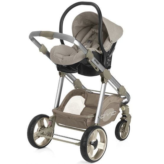 Cochecito Brevi Trío Ovo Premium