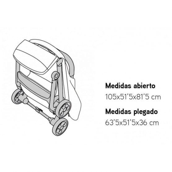 Silla De Paseo Mind The Kids Toki Marino