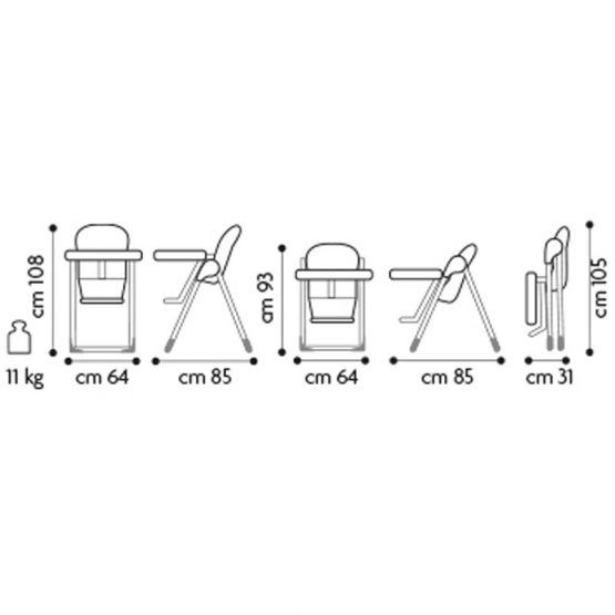 Brevi Trona B Fun Conejo Blanco