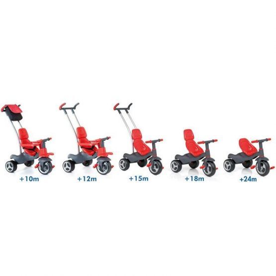Triciclo Molto Urban Trike Soft Rojo