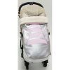 Saco Silla Paseo Universal Polipiel Convers Rosa Plata