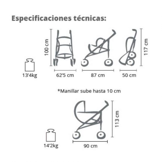 Cochecito Babyace Limited Edition Arena