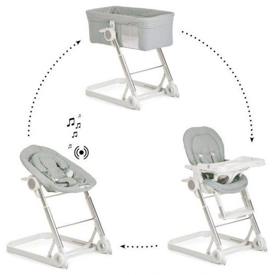 3 en 1 de Icoo Grow with me minicuna, hamaca y trona