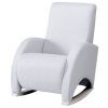 Sillon De Lactancia Micuna Confort Polipiel Blanco Patas Blanco