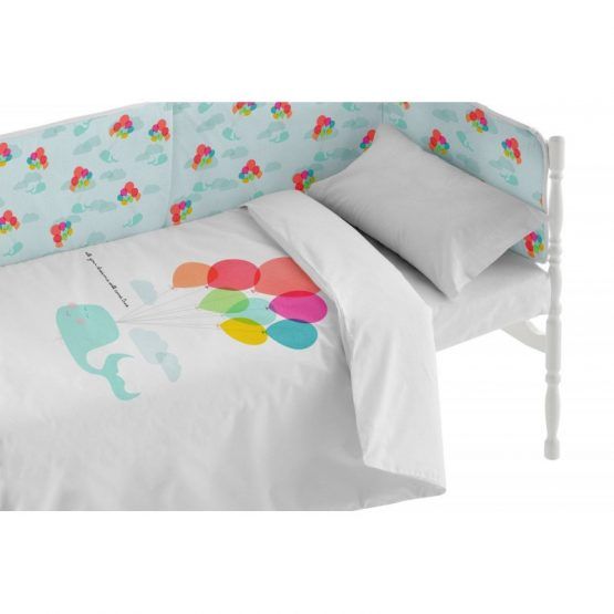 Pooch Funda Nordica con Relleno y Protector Cuna Color Flying Dreams