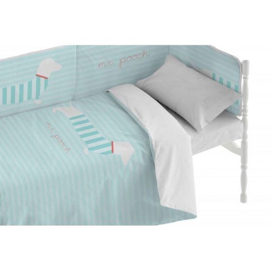 Pooch Funda Nordica con Relleno y Protector Cuna Color Mr Pooch