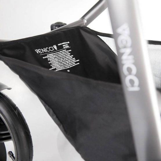 Cochecito Venicci Silver 2 In 1 Black