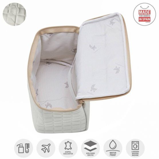 Bolso Vanity Cambrass Gofre Beige