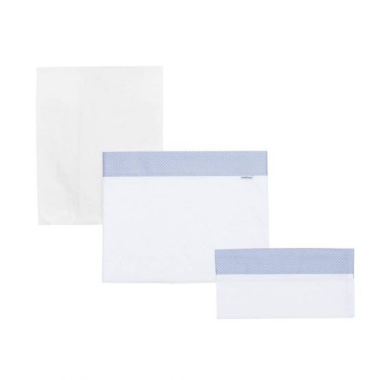 Sabana Cuna 3 Pcs Pic Celeste 60×120