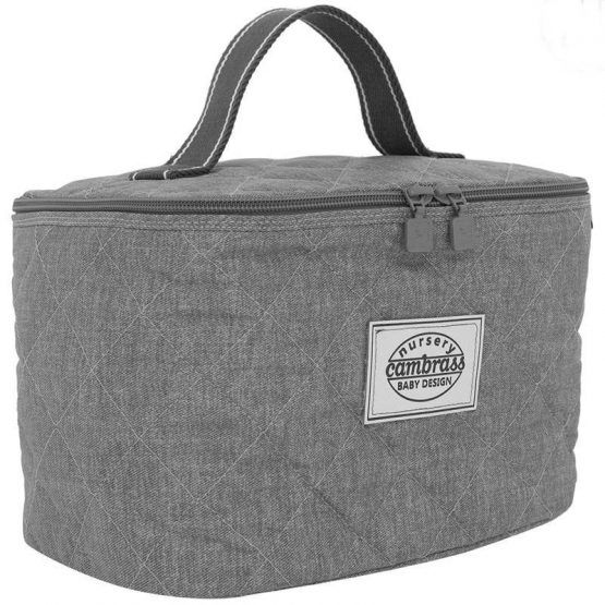 Bolso Necesser Narrow Gris de Cambrass