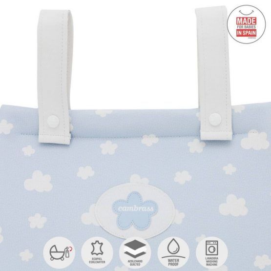 Bolso Panadera Cambrass Prome Nube Celeste