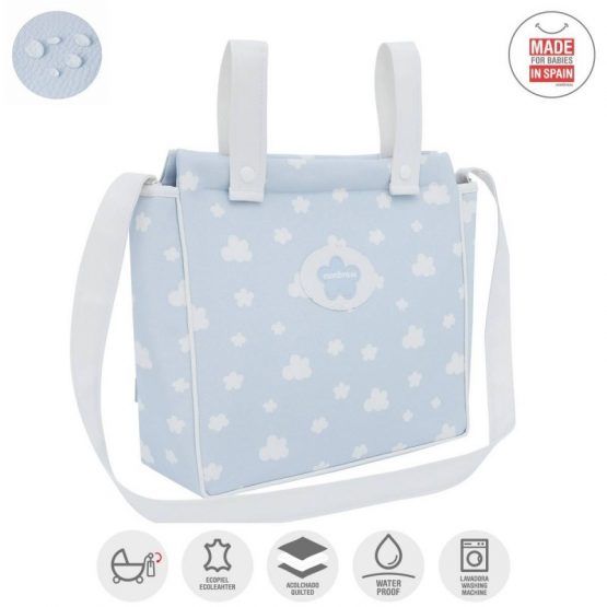 Bolso Panadera Cambrass Prome Nube Celeste