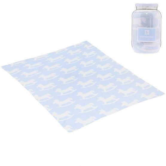 Manta Algodon 80×100 Pard Celeste de Cambrass