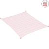 Manta Algodon Cambrass 80x100 Mar Rosa