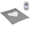 Manta Algodon Cambrass 80x100 Cuore Gris