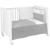 Edredon y Protector Cuna Cambrass CM Pic Gris