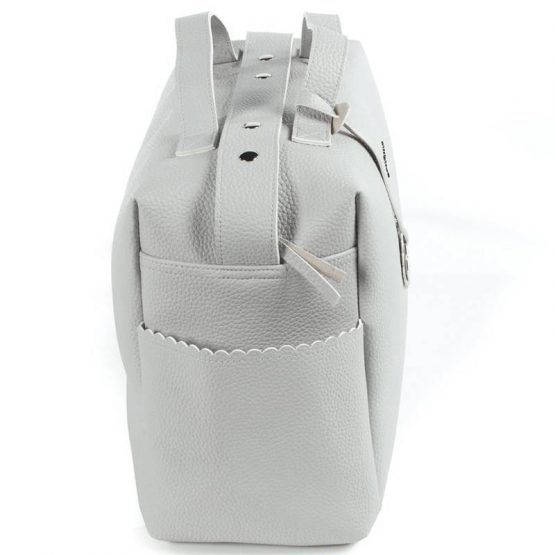 Bolsa Canastilla Pasito A Pasito Gris Biscuit