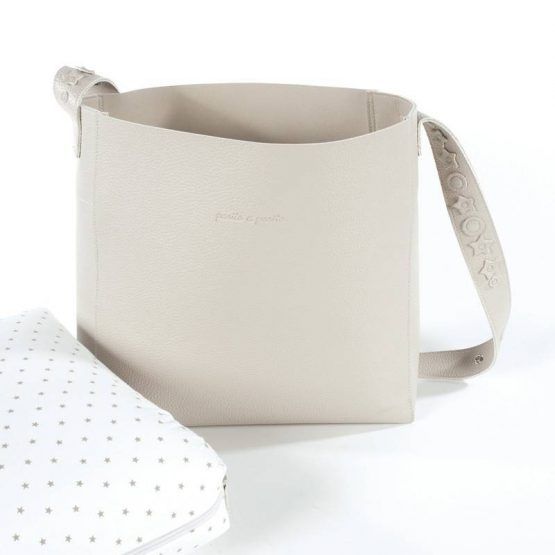 Bolsa Canastilla Pasito A Pasito Beige Amelie