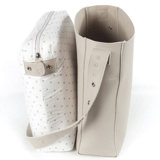 Bolsa Canastilla Pasito A Pasito Beige Amelie