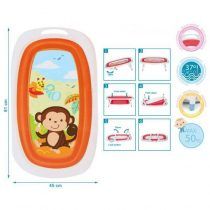 Bañera Plegable Naranja de Kiokids