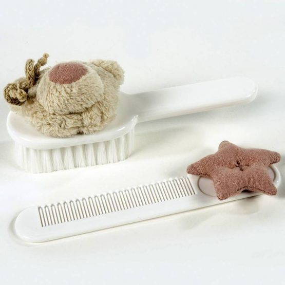 Cepillo Y Peine Pasito A Pasito Rosa Amelie