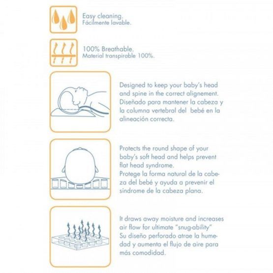 Almohada Cuna Crib Pillow Molto