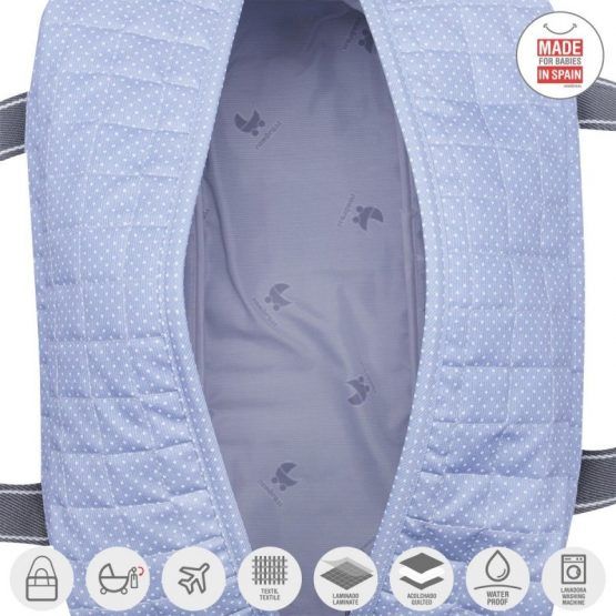 Bolso Maternal Prome Cambrass Pic Celeste