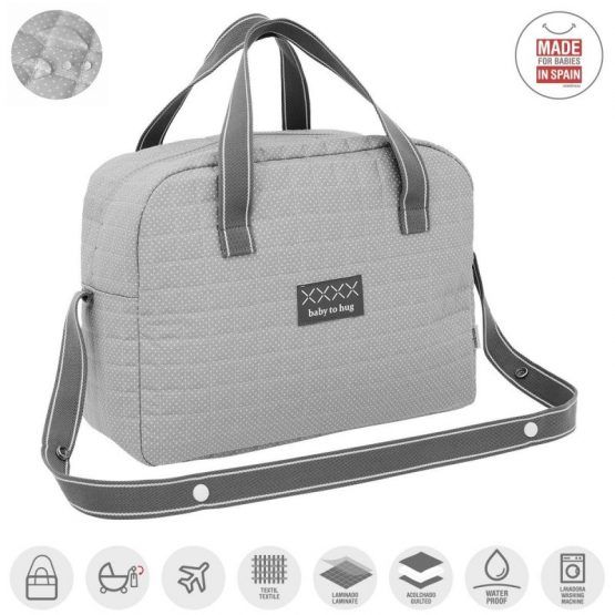 Bolso Maternal Prome Cambrass Pic Celeste