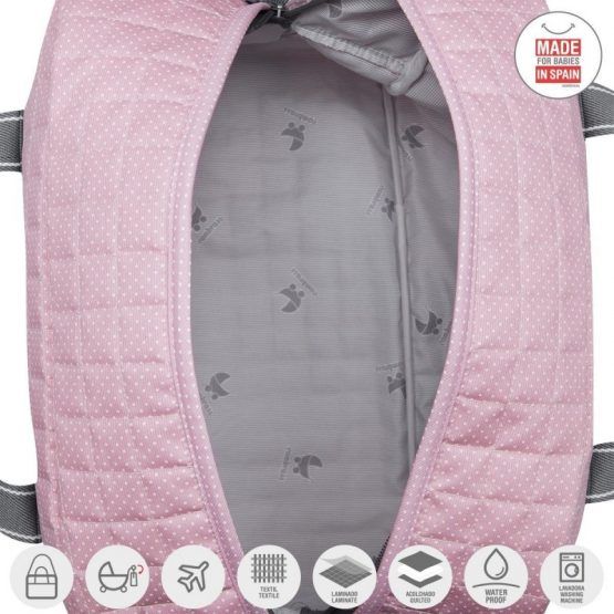 Bolso Maternal Prome Cambrass Pic Celeste