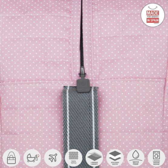 Bolso Maternal Prome Cambrass Pic Celeste