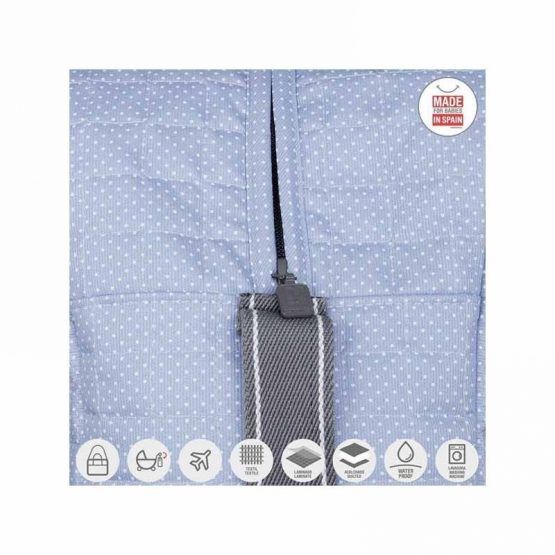 Bolso Maternal Prome Cambrass Pic Celeste