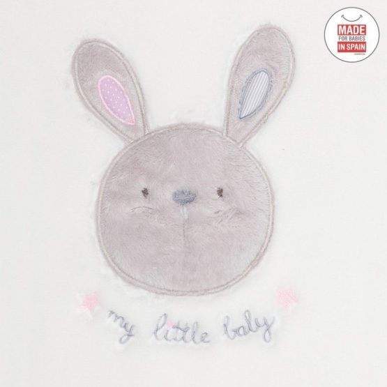 Manta Bordada Cambrass 80x110 Little Rosa