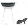 Set Luma Bañera y Asiento Dark Grey Patas White
