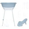Set Luma Bañera y Asiento Dark Grey Patas White