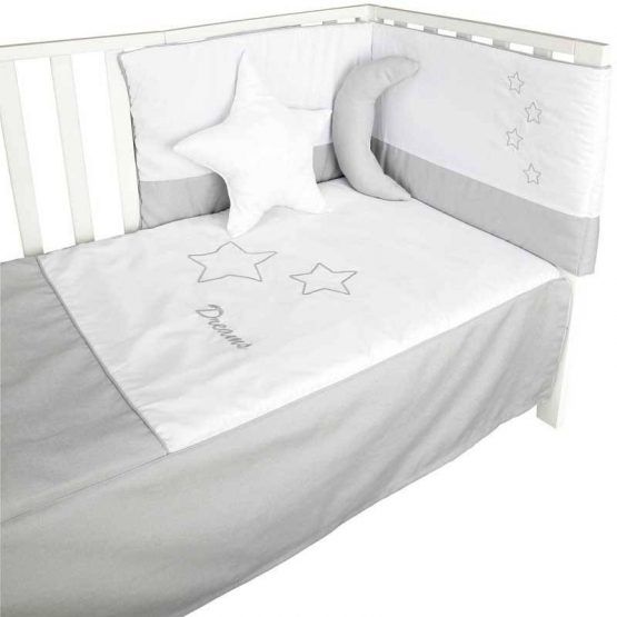 Colcha y Protector Andu Modin Dreams Gris