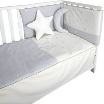 Colcha y Protector Andu Modin Astra Gris