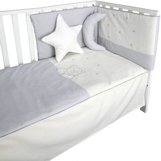 Colcha y Protector Andu Modin Astra Gris